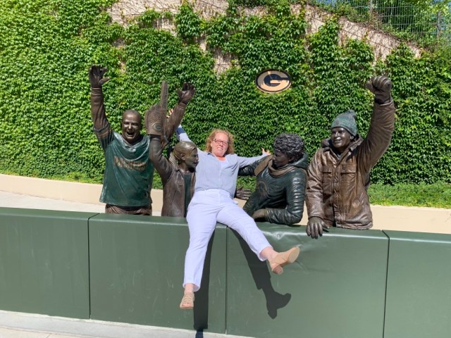 My Lambeau Leap!